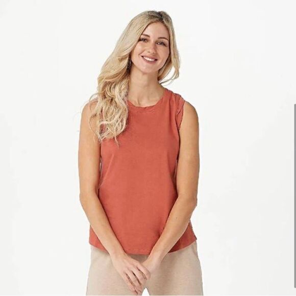 QVC ANYBODY | Twist Collar Tank Tops Size Medium - Picture 2 of 9